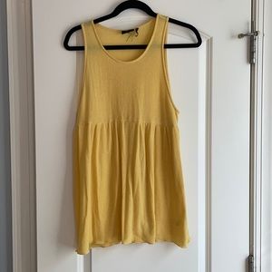 Urban outfitters yellow babydoll top